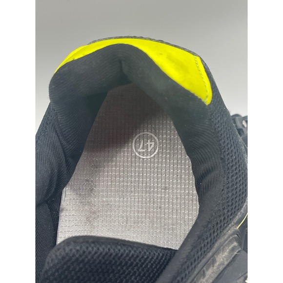 KESCOO Black‎ Yellow Cycling Shoes Cleats Size 47 Road Bike Spd Compatible - Picture 2 of 6